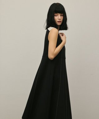 GRACE CONTINENTAL ジャージワンピース ブラック