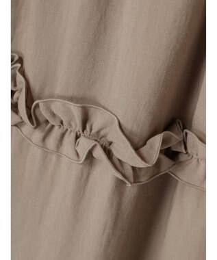 earth music&ecology ミニフリルボリュームスカート Mocha