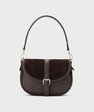 GRACE CONTINENTAL BIANCHINI スウェードバッグ ブラウン