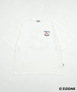 WEGO 【ユニセックス着用ITEM】別注ZIZONEグラフィックT（SS） ホワイト