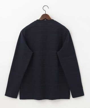 JOSEPH ABBOUD 【オーガニックコットン】リンクスボーダーTシャツ ネイビー系