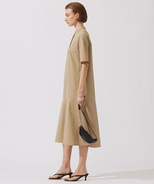 ICB 【接触冷感・UVカット・撥水・洗える】 プルーフ4WAYタフタ ワンピース ベージュ系