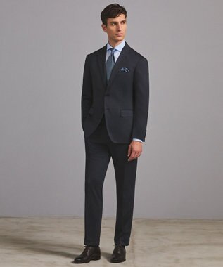 GOTAIRIKU セットアップ対応【洗える/ストレッチ/シワになりにくい】ウォッシャブルジャージー セットアップパンツ_無地（25年モデル） ネイビー系