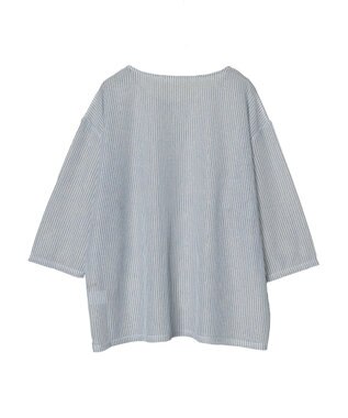 CRAFT STANDARD BOUTIQUE シアーストライププルオーバー Blue