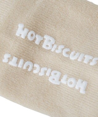 MIKI HOUSE HOT BISCUITS 【70-120cm】 顔ドン タイツ アイボリー