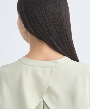 earth music&ecology バックプリーツブラウス Mint Green