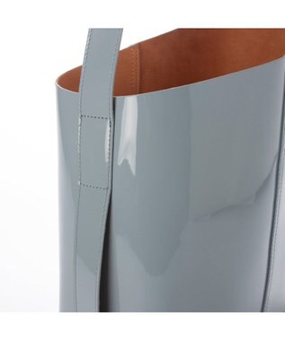 UNBILLION カカトゥ kakatoo / パテントワンハンドルトート サックスブルー