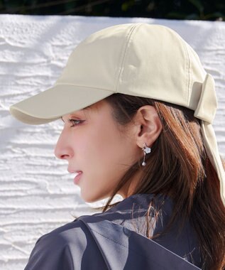 Tiaclasse オーバーリボンキャップ アイボリー