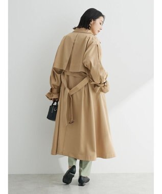 Green Parks ・Ｐｅｔｉｔ　Ｆｌｅｕｒボリュームスリーブトレンチコート Beige