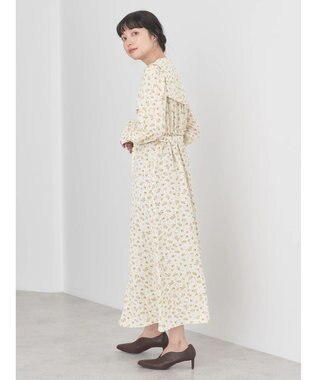 earth music&ecology キンモクセイ柄ワンピース Beige