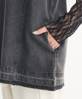 Green Parks ２ｗａｙデニムベスト Black