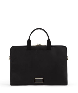 TUMI VOYAGEUR 「ダコタ」ラップトップ・クロスボディ ブラック/ゴールド