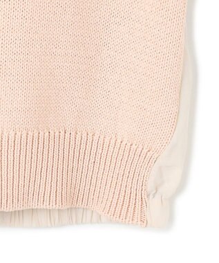 BEIGE， 【洗える・CLUEL 4月号掲載】COMFREY / オーガニックコットンクルーネックニット Nude