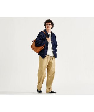 genten ライトシープ　ショルダーバッグ小 キャメル