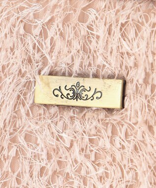 GRACE CONTINENTAL Fabricシェルポーチ-AW ピンク