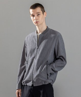 JOSEPH HOMME ＜新色追加＞新素材【通気性/ストレッチ】トリコサッカーストレッチ 　ジップアップブルゾン 【追加カラー】グレー系