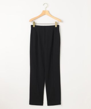 組曲 【吸湿・冷感・UVケア】スタイルアップジャージー パンツ ブラック系