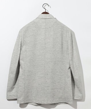 JOSEPH ABBOUD 【洗える・軽量・ストレッチ・速乾】ノルマンディーリネントップ ジャージー ジャケット ライトグレー系