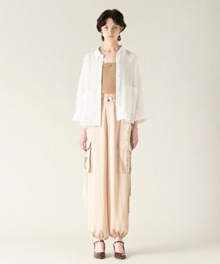 GRACE CONTINENTAL コクーンシルエットシャツ ホワイト