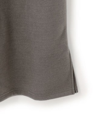 J.PRESS YORK STREET 【WOMEN】NEEDLE JERSEY フード付きワンピース グレー系