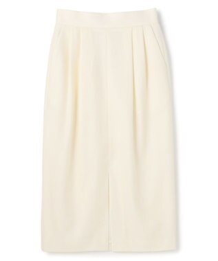 BEIGE， 【VERY NaVY12月号掲載】TERNES / 2タックウールスカート Bone