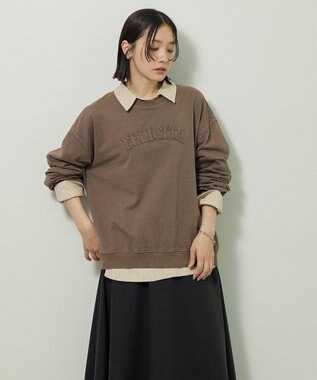 Green Parks シルキータッチストライプシャツ Ecru