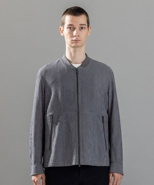 JOSEPH HOMME ＜新色追加＞新素材【通気性/ストレッチ】トリコサッカーストレッチ 　ジップアップブルゾン 【追加カラー】グレー系