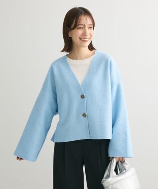 Green Parks リバーシブルカーディガン Blue