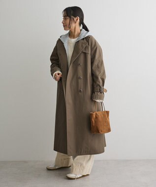 CRAFT STANDARD BOUTIQUE 2WAYフード取り外しトレンチコート Khaki