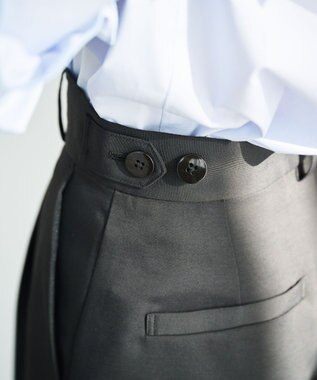 #Newans ストレートシルエットハーフパンツ ブラック