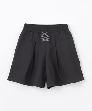 組曲 KIDS 【150-160㎝】レースアップ キュロット ブラック系