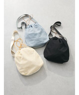 Green Parks ・Ｃｕ－ｓｈｕｔ　メッシュドローストリングショルダー Gray