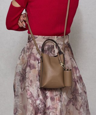 style code 【MERCURYDUO/マーキュリーデュオ】ラージトート スマートショルダー WFキーケース　三点セット グレージュ