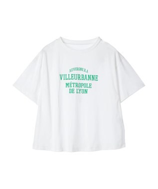 Green Parks 多段カレッジロゴボックスＴシャツ Green