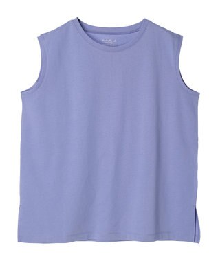 Green Parks 汗染み防止ノースリーブプルオーバー Sax