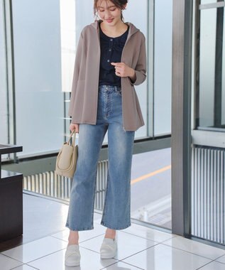 Tiaclasse ソフトダンボールバックフレアフーディー モカ