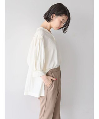 AMERICAN HOLIC 接触冷感　袖ボリュームブラウス Ivory