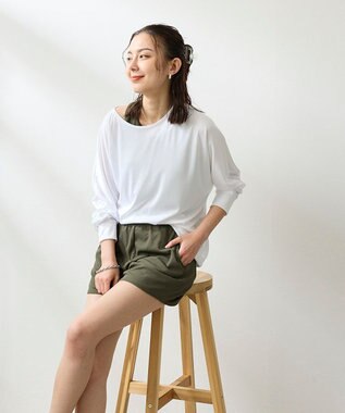 OP／FILA 【ocean pacific】ラッシュガード付き水着4点セット タンキニデザイン カーキ