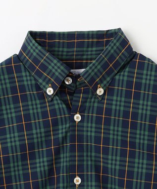 J.PRESS KIDS 【140-170cm】マドラスチェックシャツ グリーン系5