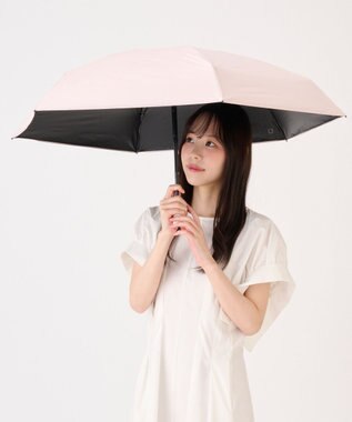 MOONBAT 【超コンパクト/自動開閉/晴雨兼用】Miracle Tech Protection(ミラクルテック プロテクション) 折りたたみ傘 プレーン 50cm ペールピンク
