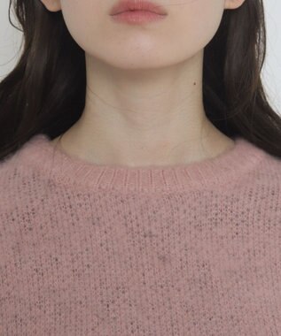 WEGO シャギーグラフィックニットBIGプルオーバー 柄1