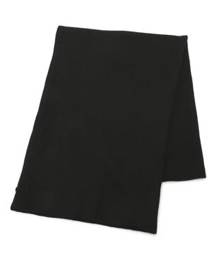 23区 【洗える】ピュアカシミヤ 大判 ストール ブラック系
