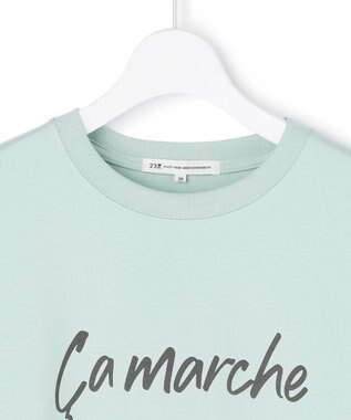 23区 【先行予約】Ca marche ロゴ ロングTシャツ ライトグリーン系