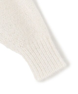 23区 【Oggi2月号掲載/洗える】スパングル クルーネック ニット ホワイト系