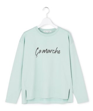 23区 【先行予約】Ca marche ロゴ ロングTシャツ ライトグリーン系