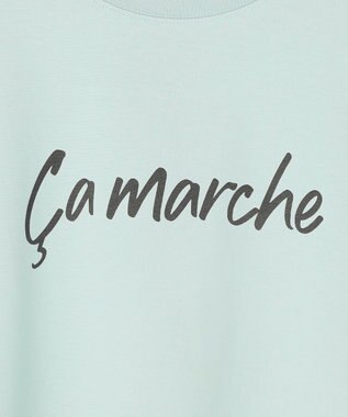 23区 【先行予約】Ca marche ロゴ ロングTシャツ ライトグリーン系