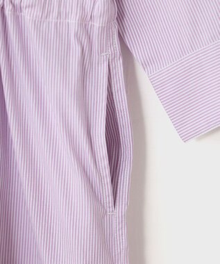 LENO SHIRTS DRESS CANDY STRIPE / シャツワンピース PINK