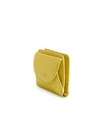 IBIZA リモーネス　ＢＯＸコインケース付き折り財布 薄黄色