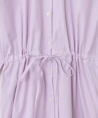 LENO SHIRTS DRESS CANDY STRIPE / シャツワンピース PINK