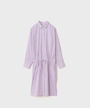 LENO SHIRTS DRESS CANDY STRIPE / シャツワンピース PINK
